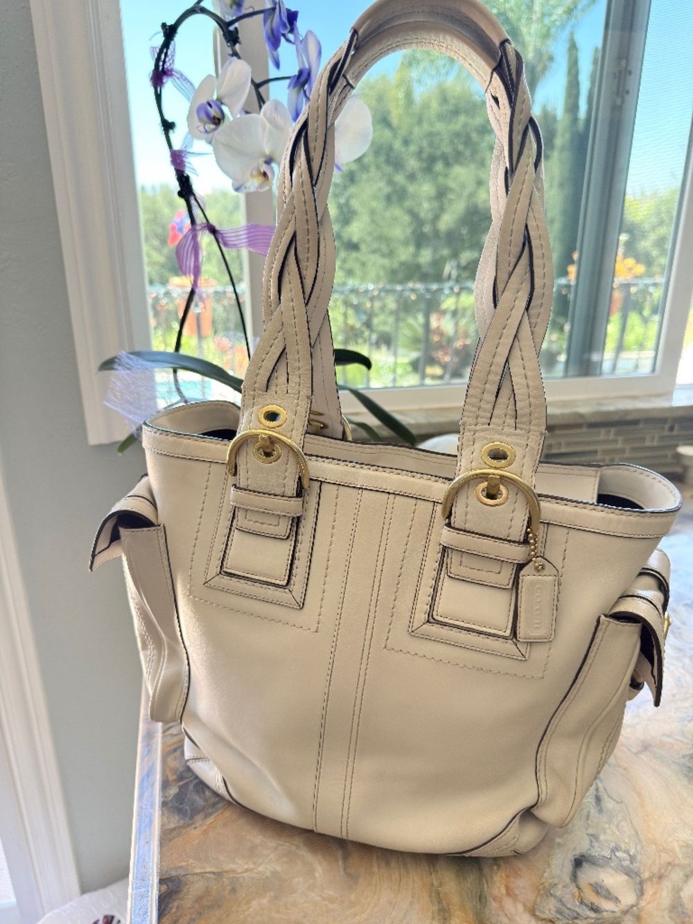 Coach ~ Soho Mia Carryall Leather Tote